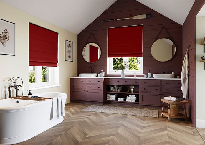 Windermere, Merlot - Twist&Fit Roman Blind - Image 7